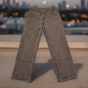 Vtg VF Imagewear Double Knee Jeans Mens 30x31 Brown Duck Canvas Carpenter Pants